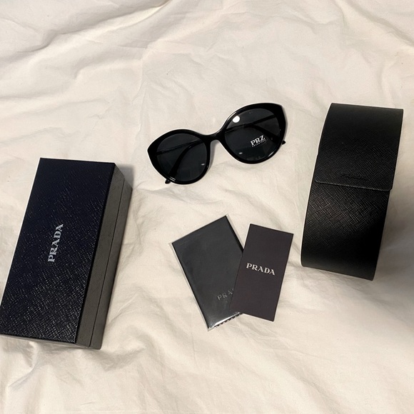NWOT - Prada Round Acetate Polarized Sunglasses - Picture 5 of 11